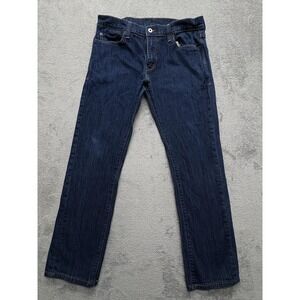 Levis 511 Jeans Mens Measured 35x30 Blue Skinny Stretch Slim Fit Dark Wash Pants